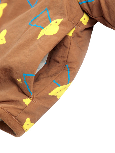 Giubbino reversibile con stampe all over cammello e teddy beige per neonato BOBO CHOSES B226AB094 UNI 