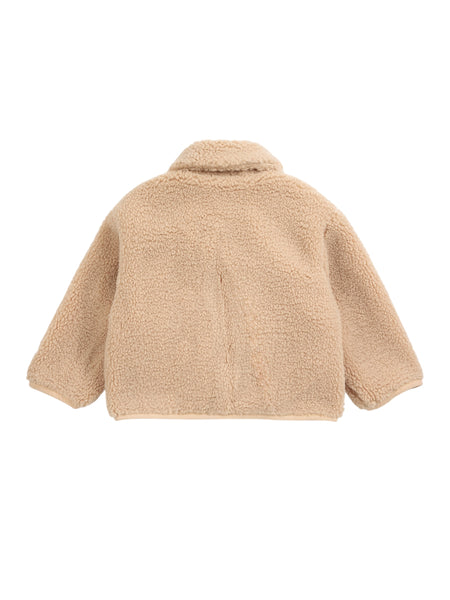 Giubbino reversibile con stampe all over teddy sabbia per neonati BOBO CHOSES B226AB095 UNI 