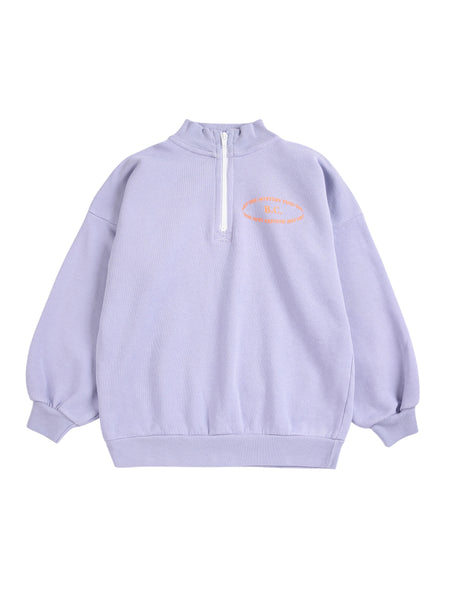 Felpa lilla con zip per neonati e bambini Bobo Choses B226AC042 UNI 