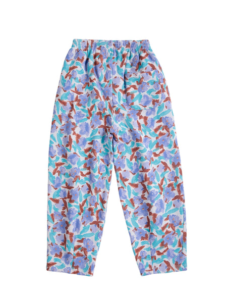 Pantalone in felpa lilla con stampa all over per neonata e bambina Bobo Choses B226AC062 UNI 