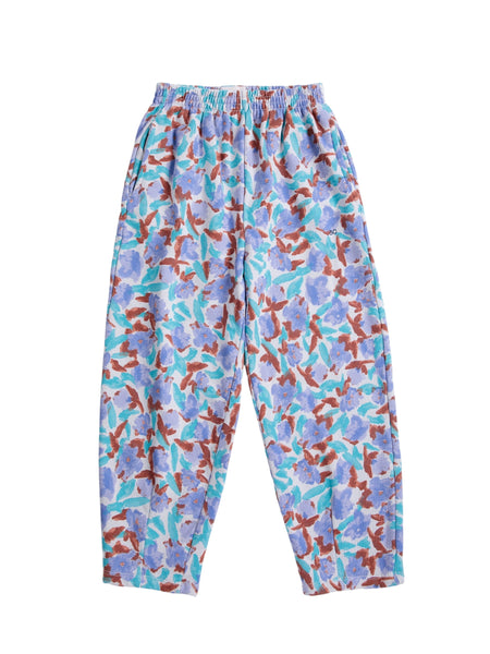 Pantalone in felpa lilla con stampa all over per neonata e bambina Bobo Choses B226AC062 UNI 