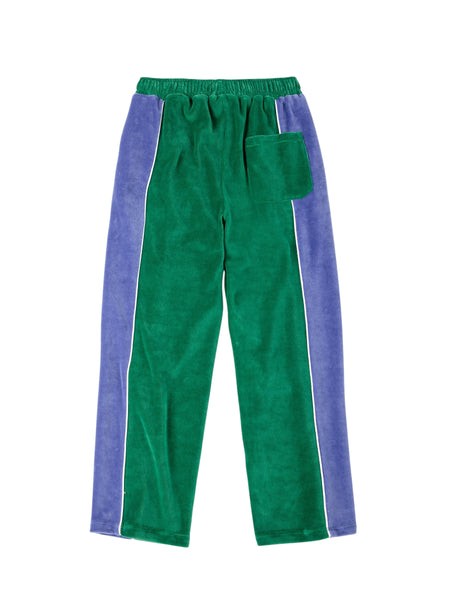 Pantalone effetto velluto verde bosco e melanzana per neonati e bambini BOBO CHOSES B226AC065 UNI 
