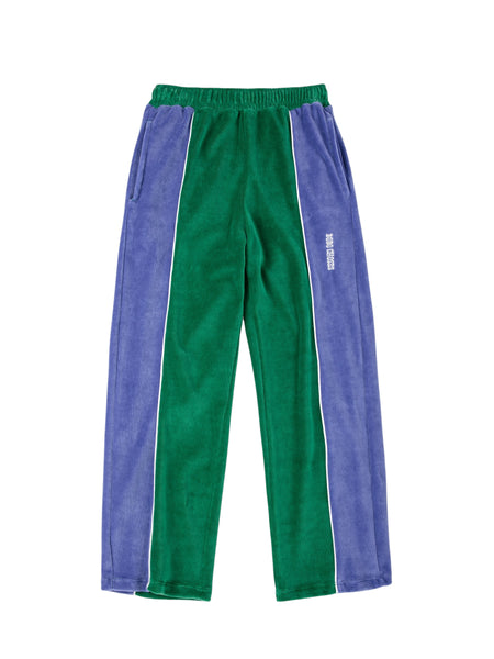 Pantalone effetto velluto verde bosco e melanzana per neonati e bambini BOBO CHOSES B226AC065 UNI 