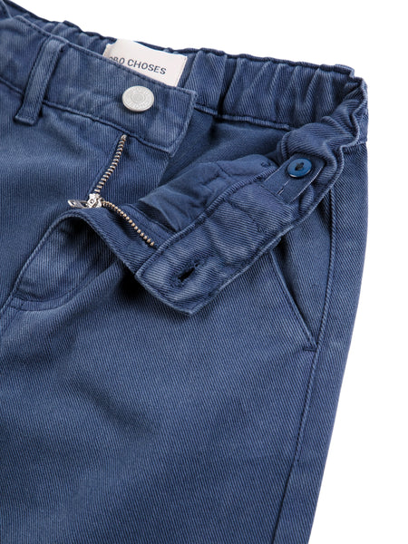 Jeans in denim blu con stampa per neonato e bambino Bobo Choses B226AC066 UNI 