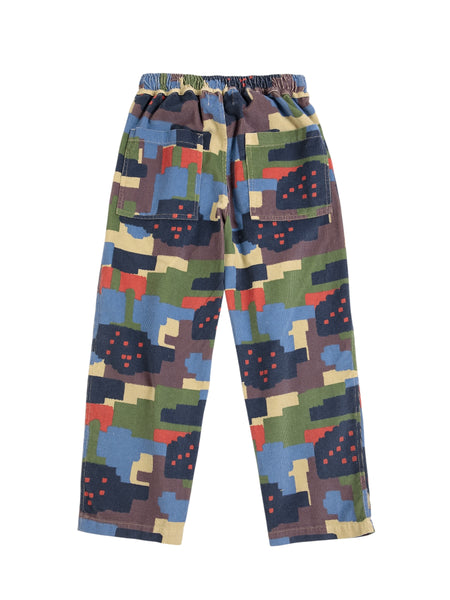 Pantalone con stampa all over multicolor per neonato e bambino BOBO CHOSES B226AC068 UNI 