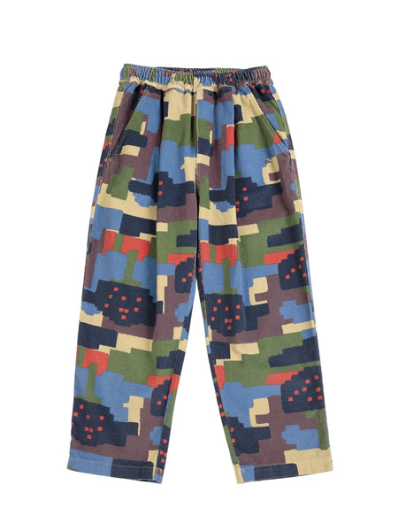 Pantalone con stampa all over multicolor per neonato e bambino BOBO CHOSES B226AC068 UNI 
