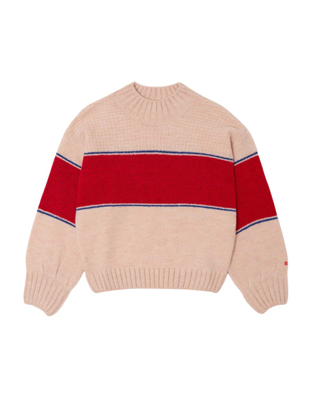 Maglia rosa salmone e rossa per neonati e bambini BOBO CHOSES B226AC089 UNI 