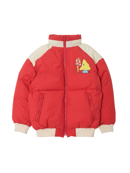 Giubbino rosso e panna per neonato e bambino BOBO CHOSES B226AC101 UNI 