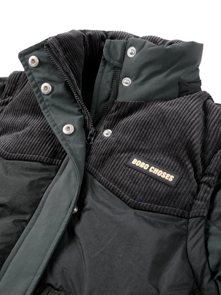 Giubbino nero per neonati e bambini BOBO CHOSES B226AC104 UNI 
