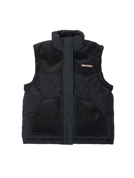 Giubbino nero per neonati e bambini BOBO CHOSES B226AC104 UNI 