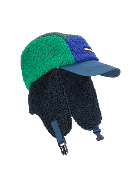 Cappello teddy color block multicolor per bambino BOBO CHOSES B226AI028 UNI 