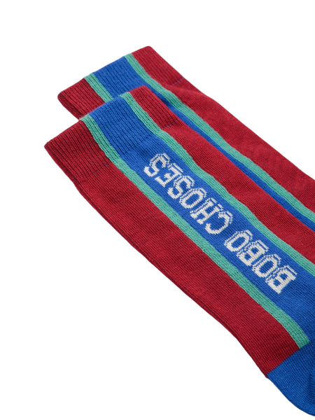 Calzino multicolor con logo per neonato e bambino Bobo Choses B226AI078 UNI 