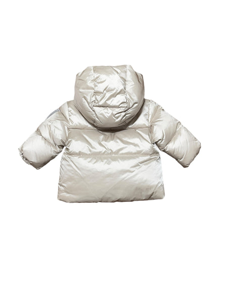 Piumino satinato avorio per neonati Bomboogie JB9903 503 