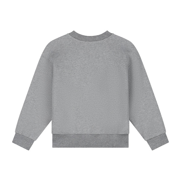 Felpa grigia per bambina Charlie petite JONES SWEATER GREY MELANGE 