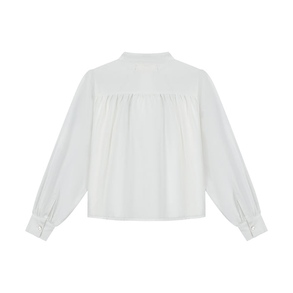 Camicia bianca per bambina Charlie petite SOOF BLOUSE OFF-WHITE 