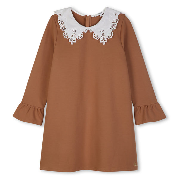 Abito cammello per bambina Chloé C21246 31F 