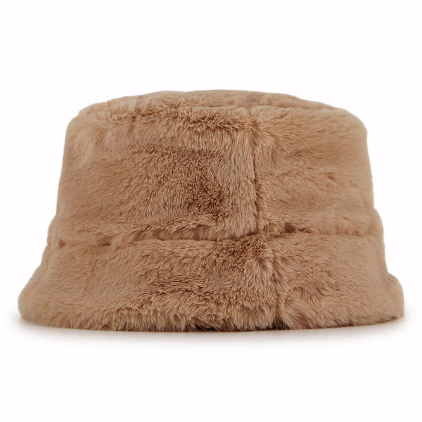 Cappello in ecopelliccia cammello per bambina Chloé C21309 31F 