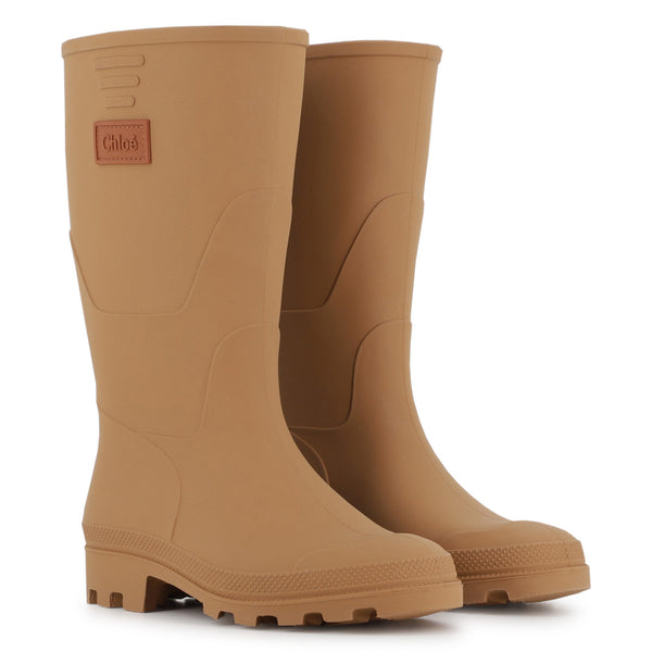 Stivali cloche cammello per bambina Chloé C21328 31F 