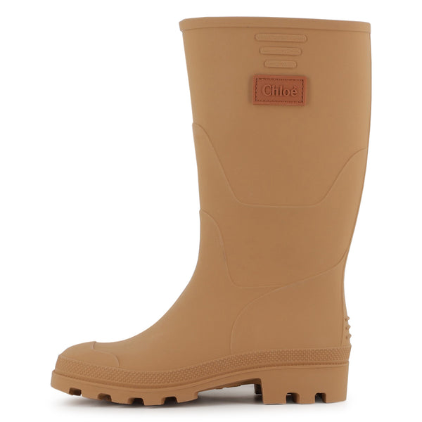 Stivali cloche cammello per bambina Chloé C21328 31F 