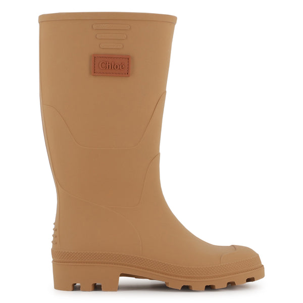 Stivali cloche cammello per bambina Chloé C21328 31F 