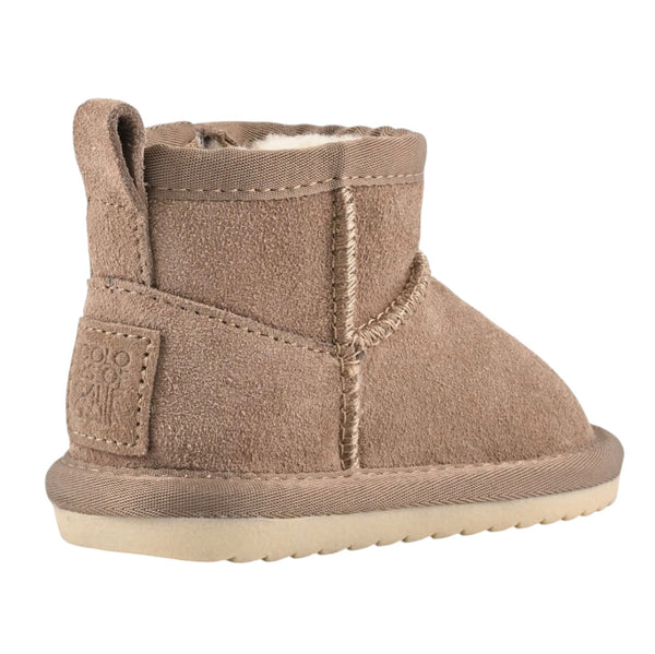 Stivale basso ecrù per neonati e bambini Colors of California HC.YB016 TAU 