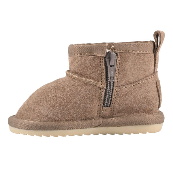 Stivale basso ecrù per neonati e bambini Colors of California HC.YB016 TAU 