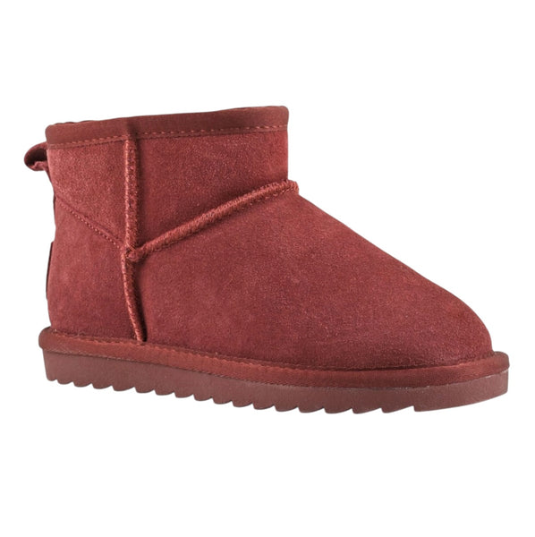 Stivale basso borgundi per bambina Colors of California HC.YK078 BER 