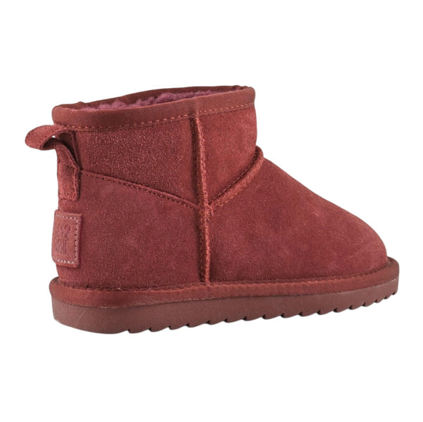 Stivale basso borgundi per bambina Colors of California HC.YK078 BER 
