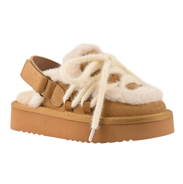 Sabot tan per bambina Colors of California HC.YKPLA13 TAN 