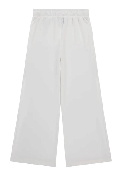 Pantalone bianco con logo per bambina Converse 4CJ851 W70 