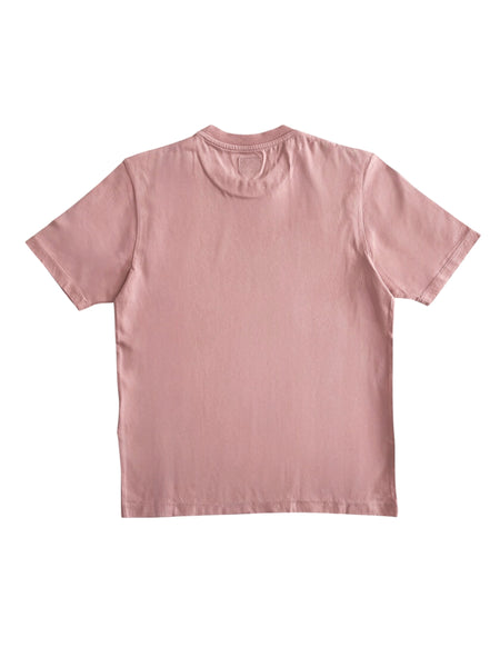 T-shirt rosa con logo per bambino C.P. Company CNM00S-LAA17 50504 