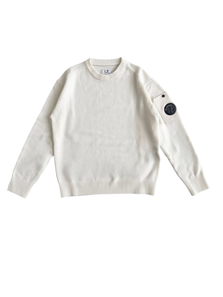 Maglia latte con logo per bambino C.P. Company CUW00U-LHE86 10135 