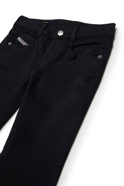 Jeans nero svasato per bambina Diesel J02341 K900 