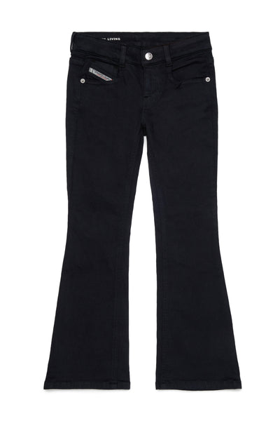 Jeans nero svasato per bambina Diesel J02341 K900 