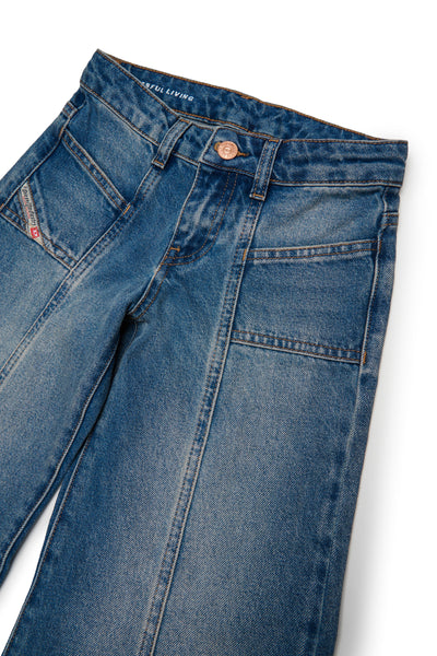 Jeans in denin blu chiaro per bambina Diesel J02343 K01 