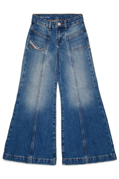 Jeans in denin blu chiaro per bambina Diesel J02343 K01 