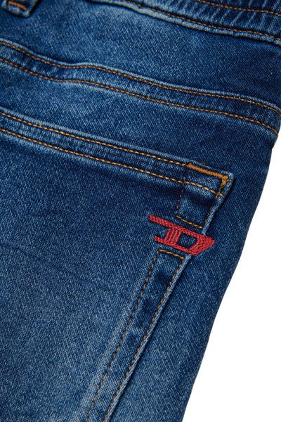 Jeans in denim blu medio per bambino Diesel J02544 K01 