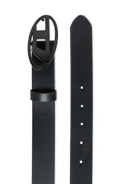 Cintura di pelle nera per bambini Diesel J02595 K900 