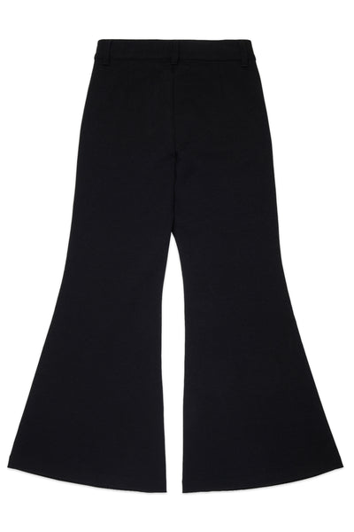 Pantalone nero a zampa per bambina Diesel J02904 K900 