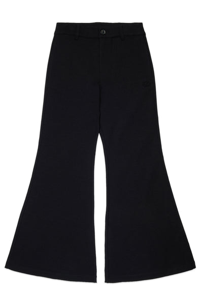 Pantalone nero a zampa per bambina Diesel J02904 K900 