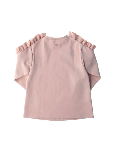 Abito rosa cipria per bambina Doudou DZ1A70-Z3728 504 