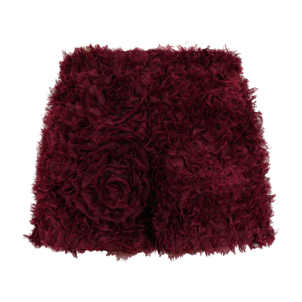 Short in tulle bordeaux per bambina Doudou DZ6A49-Z4089 429 