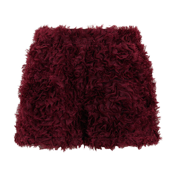 Short in tulle bordeaux per bambina Doudou DZ6A49-Z4089 429 