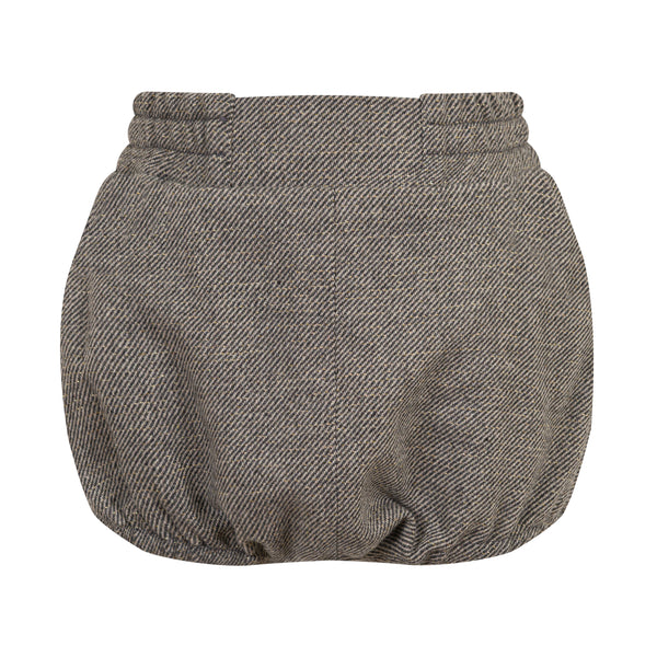 Coulotte in tessuto tweed con fiocco per bambina Doudou DZ6A79-E0246 808OR 