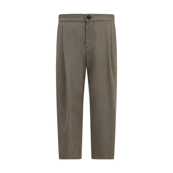 Pantalone grigio misto lana per bambino Doudou DZ6P11-I0337 903 