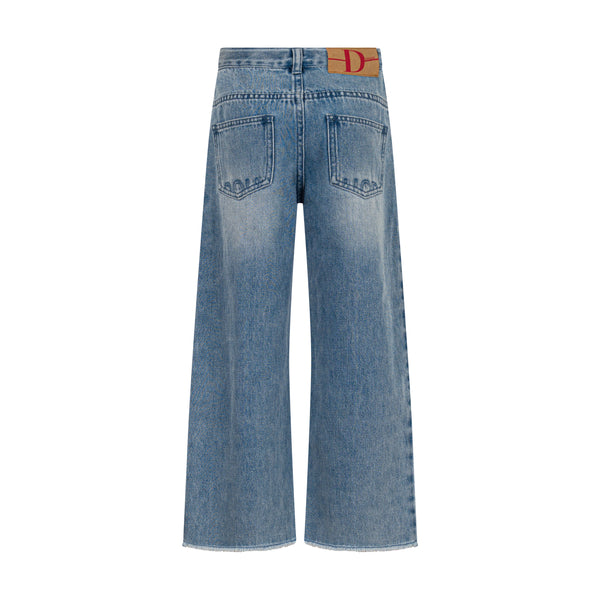 Jeans in denim blu medio per bambini Doudou DZ6P40-Z0746 643 