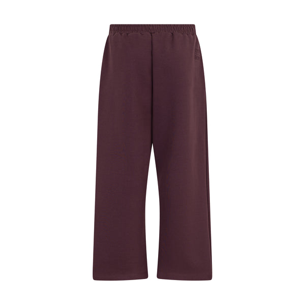 Pantalone melanzana in felpa tecnica per bambina Doudou DZ6P80-Z3728 558 
