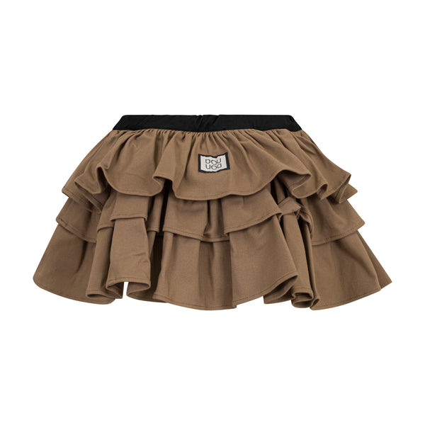 Gonna a balze nocciola per bambina Doudou DZ7B01-G0073 343 