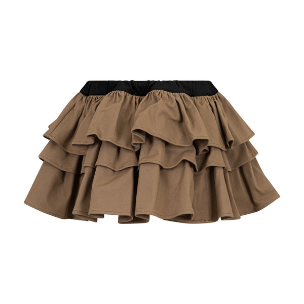 Gonna a balze nocciola per bambina Doudou DZ7B01-G0073 343 