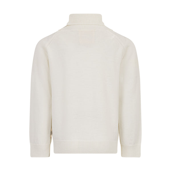 Maglia dolcevita latte per bambini Doudou DZ9P10-Z4117 101 